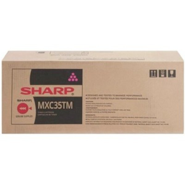 Sharp MX-C407P (MX-C35TM,MXC35TM) 6k Magenta do Sharp MXC407P MXC357F Toner Oryginalny