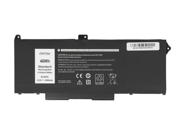 Bateria Mitsu do Dell Latitude 5420, 5520, Precision 3560 - BC/DE-3560
