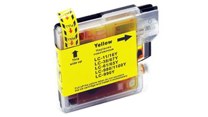 Tusz LC1100Y Yellow do drukarek Brother DCP-145C / DCP-165C – zamiennik DDPrint – 20 ml