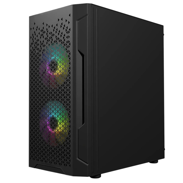 Komputer gamingowy Logic Aramis czarny ARGB MINI AMD Ryzen 7 7700 3,8 GHz / 32 GB / 2 TB SSD / Win 11 + Nvidia RTX 3060 [8 GB]
