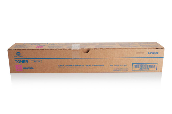 Oryginalny Toner Magenta Konica Minolta Bizhub C454, C554  (TN512M, TN-512M, A33K352)