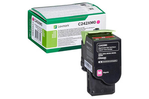 Lexmark C242XM0 3,5k Magenta do Lexmark C2425 Toner Oryginalny