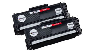 Zestaw 2× toner TN-2320 Black do drukarek Brother HL-L2300 / DCP-L2520 / MFC-L2700 – zamiennik DDPrint – 2600 stron
