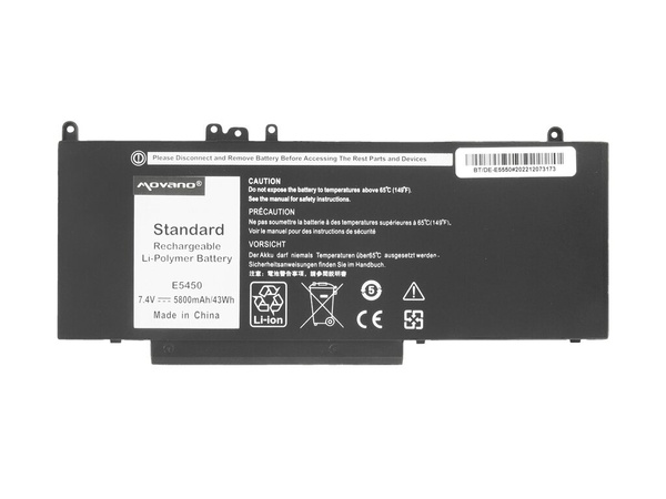 Bateria Movano do Dell Latitude E5450, E5550 - BT/DE-E5550