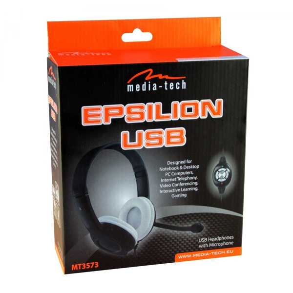 Słuchawki z mikrofonem Media-Tech EPSILION MT3573