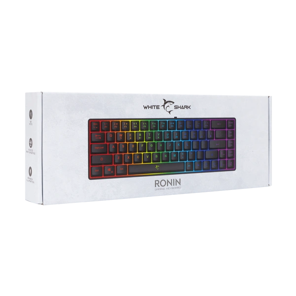 Klawiatura przewodowa WhiteShark GK-2201 Ronin czarna US