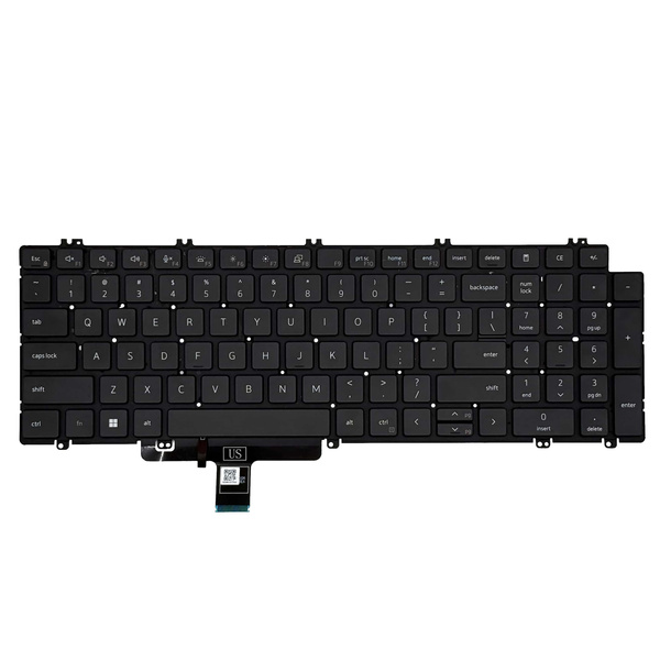 Klawiatura podświetlana do Dell Latitude 5520 5530 5540 5521 5531 Precision 3560 3570 3580 3561 3571 3581 / 0N7N16, N7N16