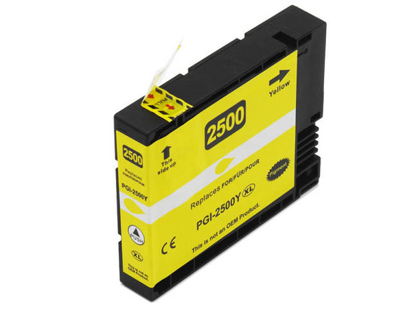 Tusz PGI-2500XL Yellow do drukarek Canon MAXIFY iB4050 / MB5050 / MB5350 – zamiennik DDPrint – 19,3 ml