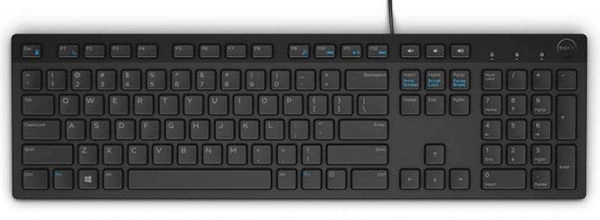 Klawiatura przewodowa Dell KB216 / Wyklejana