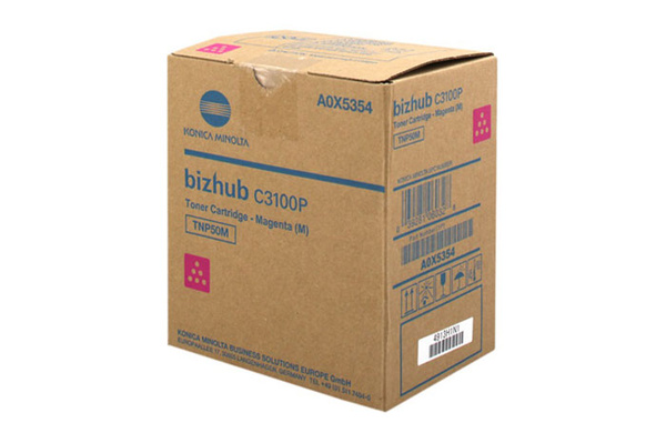 Minolta TNP-50M, TNP50M, A0X5354 5k Magenta do Konica Minolta Bizhub C3100P Toner Oryginalny