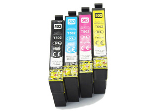Tusz T502XL CMYK do drukarek Epson XP-5100 / XP-5150 / WF-2860 – zamiennik DDPrint – komplet 4 kolory