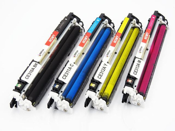 Zestaw tonerów CE310A–CE313A CMYK do drukarek HP LaserJet Pro CP1025 / M175 – zamiennik DDPrint – wysoka wydajność