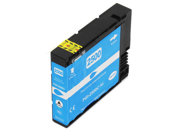 Tusz PGI-2500XL Cyan do drukarek Canon MAXIFY iB4050 / MB5050 / MB5350 – zamiennik DDPrint – 19,3 ml