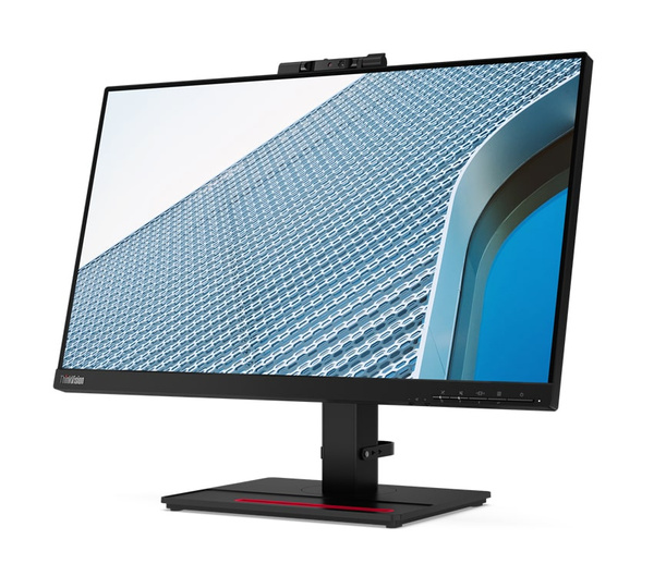 Monitor Lenovo ThinkVision T24v‑20 – 24″ FHD IPS, kamera i audio - Poleasingowy
