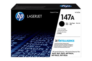HP 147A W1470A 10,5k Black do HP LaserJet Enterprise M610 M611 M612 M634 M635 M636 Toner Oryginalny