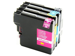 Zestaw tuszy LC1100 CMYK do drukarek Brother DCP / MFC – zamiennik DDPrint – 85 ml