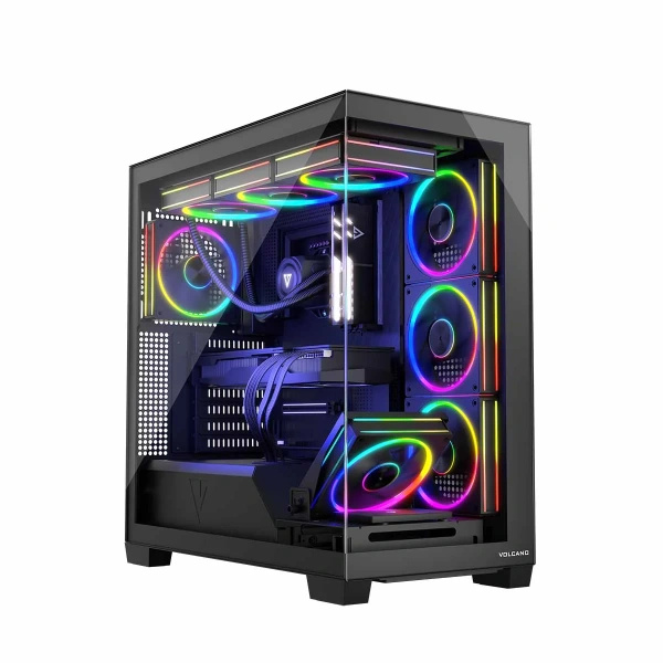 Gamingowy MODECOM Volcano Stellar ARGB MIDI 5F Tower AMD Ryzen 7 7700 3,8 GHz / 16 GB / 960 SSD / Win 11 + Nvidia GeForce RTX 5060 [8 GB]