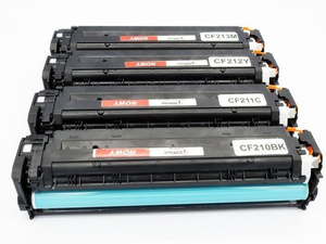 Toner CF210A / CF211A / CF212A / CF213A CMYK do drukarek HP LaserJet Pro M251 / M276 – zamiennik DDPrint – komplet