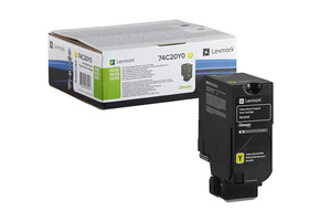 Lexmark 74C20Y0 3k Yellow do Lexmark CS720 CS725 CX725 Toner Oryginalny