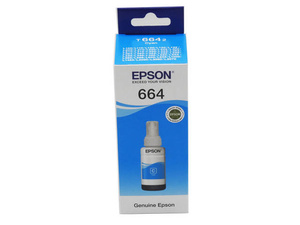 Oryginalny Tusz Epson T6642 do Epson EcoTank 70 ml Cyan do Epson ET-2500/ET-2550/ET-2600/ ET-2650/ ET-3600/ET-4500/ET-4550/ ET-14000/ ITS L3050/ITS L3060/ITS L3070/ L100/L110/L210/L300/L310/ L350/L355/L365/L382/L386/ L550/L565/ L655/L1300