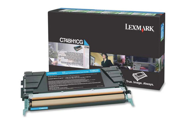 Lexmark C748H1CG 10k Cyan do Lexmark C748 Toner Oryginalny