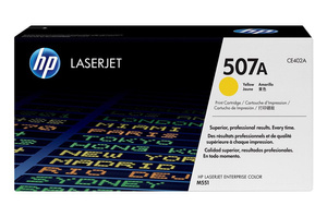 HP 507A CE402A 6k Yellow do HP LaserJet Enterprise 500 Color M551 M575 M570 Toner Oryginalny
