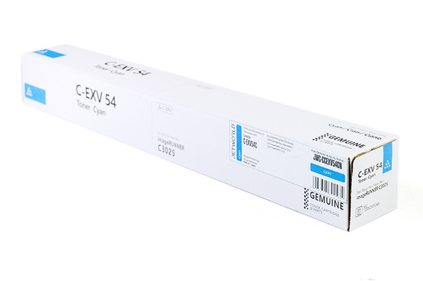 Zgodny z Canon C-EXV54C CEXV54C (1395C002) 8,5k Cyan JetWorld toner do Canon imageRUNNER Advance C3025i C3125i