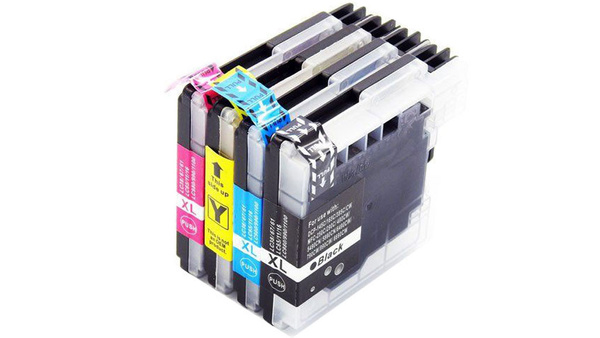Zestaw tuszy LC1100 CMYK do drukarek Brother DCP / MFC – zamiennik DDPrint – 85 ml