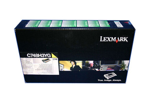 Lexmark C748H3YG 10k Yellow do Lexmark C748 Toner Oryginalny