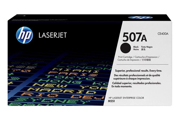 HP 507A CE400A 5,5k Black do HP LaserJet Enterprise 500 Color M551 M575 M570 Toner Oryginalny