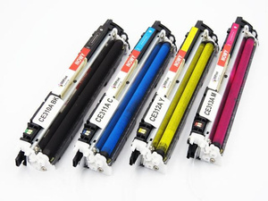 Zestaw tonerów CE310A–CE313A CMYK do drukarek HP LaserJet Pro CP1025 / M175 – zamiennik DDPrint – wysoka wydajność