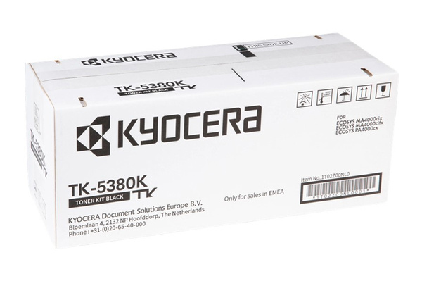 Kyocera TK5380K, TK-5380K, 1T02Z00NL0 13k Black do Kyocera ECOSYS MA4000cix, MA4000cifx, PA4000cx Toner Oryginalny