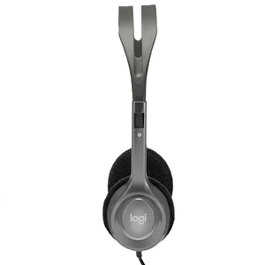 Słuchawki nauszne przewodowe Logitech H110 z mikrofonem