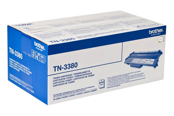 Brother TN3380 TN-3380 8k Black do Brother DCP-8110 DCP-8250 HL-5440 HL-5450 Toner Oryginalny