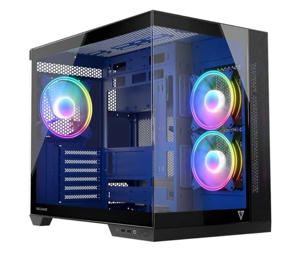 Gamingowy MODECOM Volcano Panorama APEX 3F Tower AMD Ryzen 5 9500f 3,8 GHz / 32 GB / 960 SSD / Win 11 + Nvidia GeForce RTX 5060 Ti [16 GB]