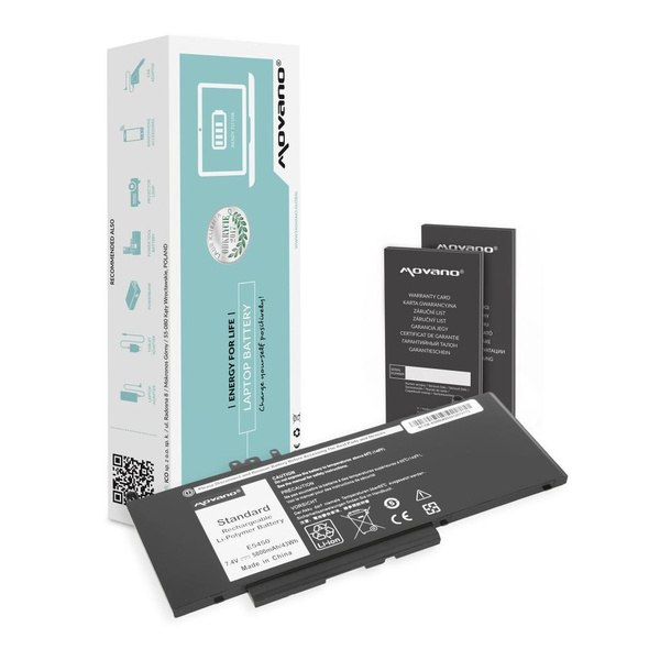 Bateria Movano do Dell Latitude E5450, E5550 - BT/DE-E5550
