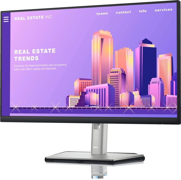 Monitor Dell P2422H – 24″ IPS, FHD, USB 3.2, pivot - Poleasingowy