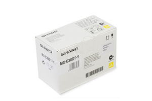 Sharp MXC30GTY,MX-C30GTY 6k Yellow do MX-C300P, MX-C250F, MX-C300 Series, MX-C300W, MX-C301W MX-C303W, MX-C250 Series, MX-C250FE, MX-C250, MX-C302w, MX-C304W Toner Oryginalny