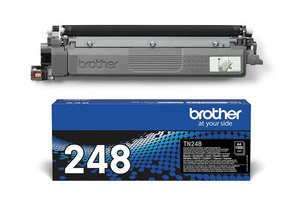 Oryginalny Brother TN248 Bk TN-248BK 1k Black toner marki Brother do Brother DCP L3515 L3520 L3527 DCP L3555 L3560 / HL L3215 L3220 L3240 L8230 L8240 / MFC L3740 L3760 L8340 L8390