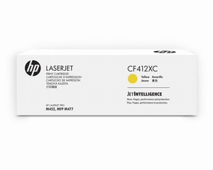 Oryginalny Toner HP 410XC CF412XC do 5k Yellow do HP Color LaserJet Pro M452dn/M452nw/ M477fdw/M477fdn/ M477fnw/M377dw