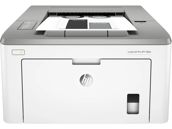 Powystawowa drukarka laserowa HP LaserJet M118dw / Pełny Toner (2,8 tyś. stron) / Nowy bęben (23 tyś. stron)