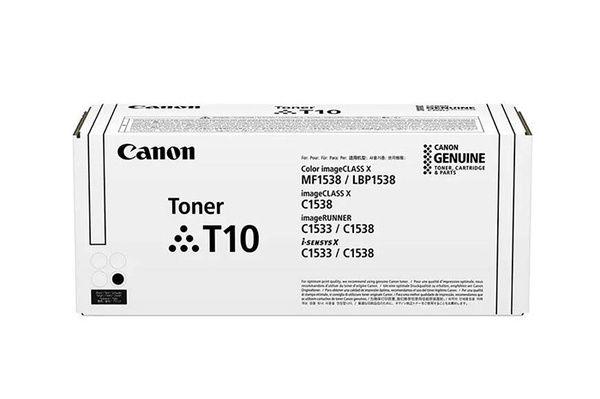Canon T10BK, 4566C001 13k Black do Canon C1533 C1538 Toner Oryginalny