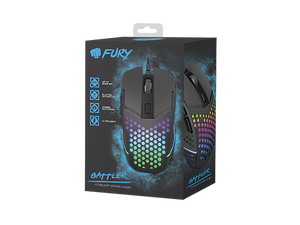 Zestaw przewodowy klawiatura Fury Spitfire + mysz Fury Battler