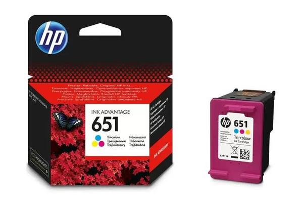 HP 651 (C2P11AE) 0,3k Trójkolorowy Tusz Oryginalny