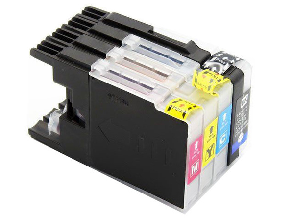 Zestaw tuszy LC1280XL CMYK do drukarek Brother MFC-J6510DW / J6710DW / J6910DW – zamiennik DDPrint – komplet 4 kolory