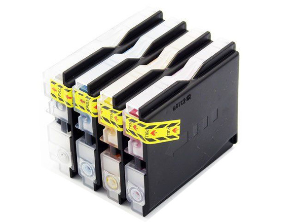Zestaw tuszy LC1000 CMYK do drukarek Brother DCP / MFC – zamiennik DDPrint – wysoka wydajność