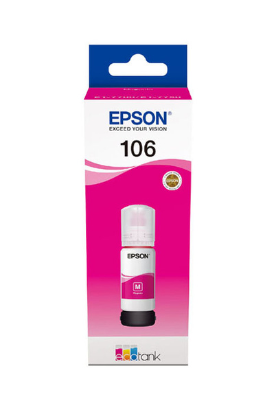 Epson 106 (T00R3, C13T00R340) 5k Magenta do Epson EcoTank ET-7700, ET-7750, L7160, L7180 Tusz Oryginalny