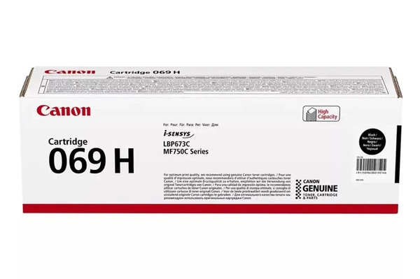 Canon CRG069H, CRG-069H, 5098C002 7,6k Black do Canon i-SENSYS MF750 MF752Cdw MF754Cdw LBP673Cdw Toner Oryginalny