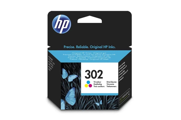 HP 302 (F6U65AE) 0,165k Trójkolorowy Tusz Oryginalny