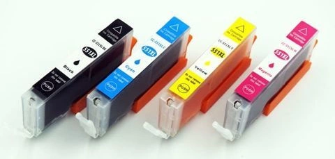 Tusz CLI-551 CMYK do drukarek Canon Pixma iP7250 / MG5550 – zamiennik DDPrint – 4 szt.